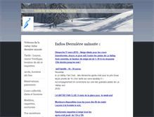 Tablet Screenshot of ecole-de-ski-nordique-de-la-vattay.com